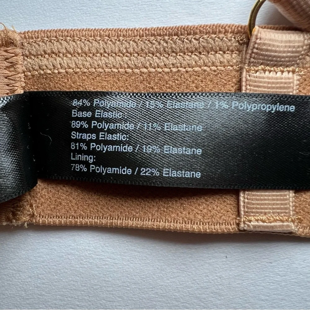 Pepper Everyday Lace Triangle Bralette in‎ Tuscan Tan size small